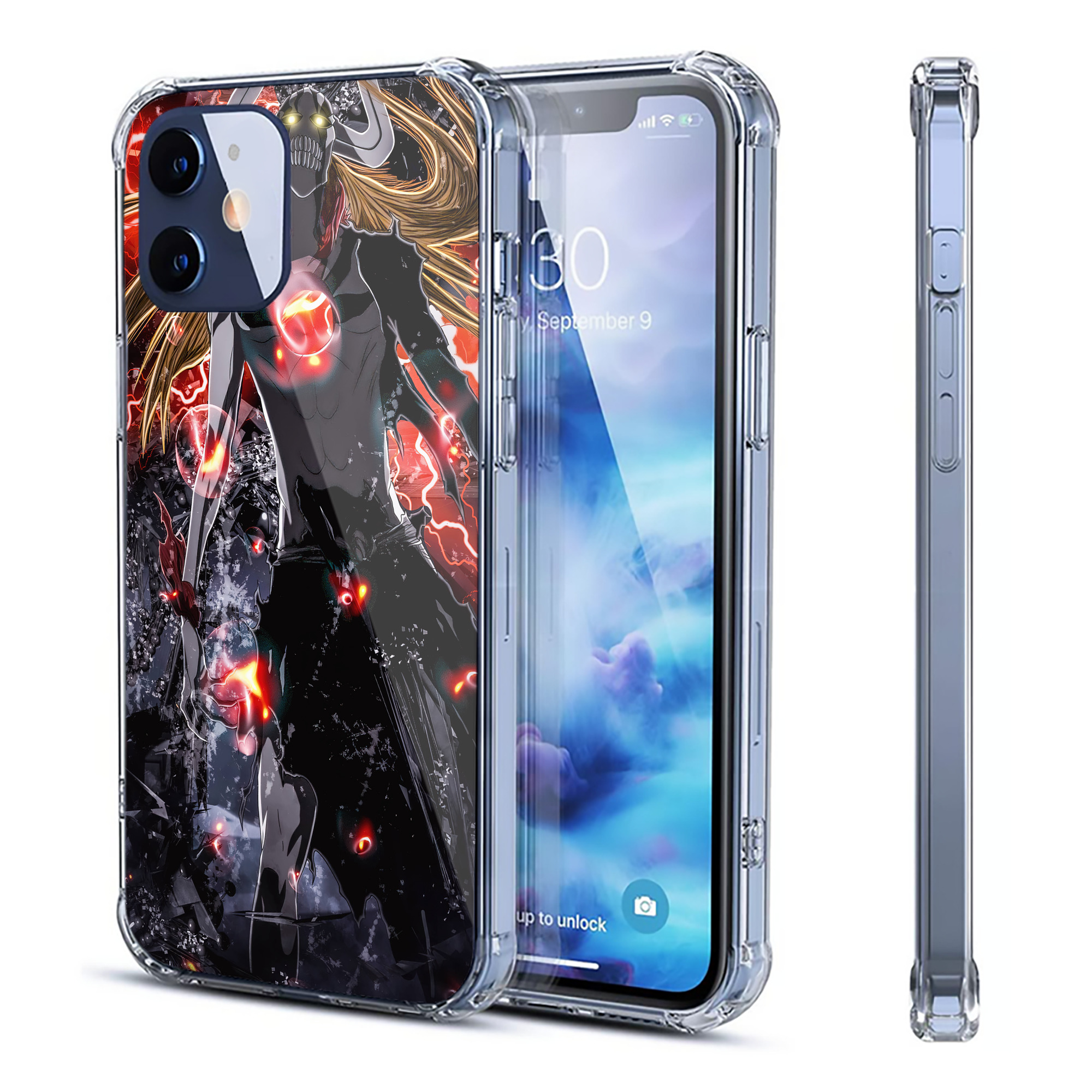 （画像用） ブリーチ BLEACH 【iPhone 12シリーズ対応】透明スマホケース（クリアソフトケース）